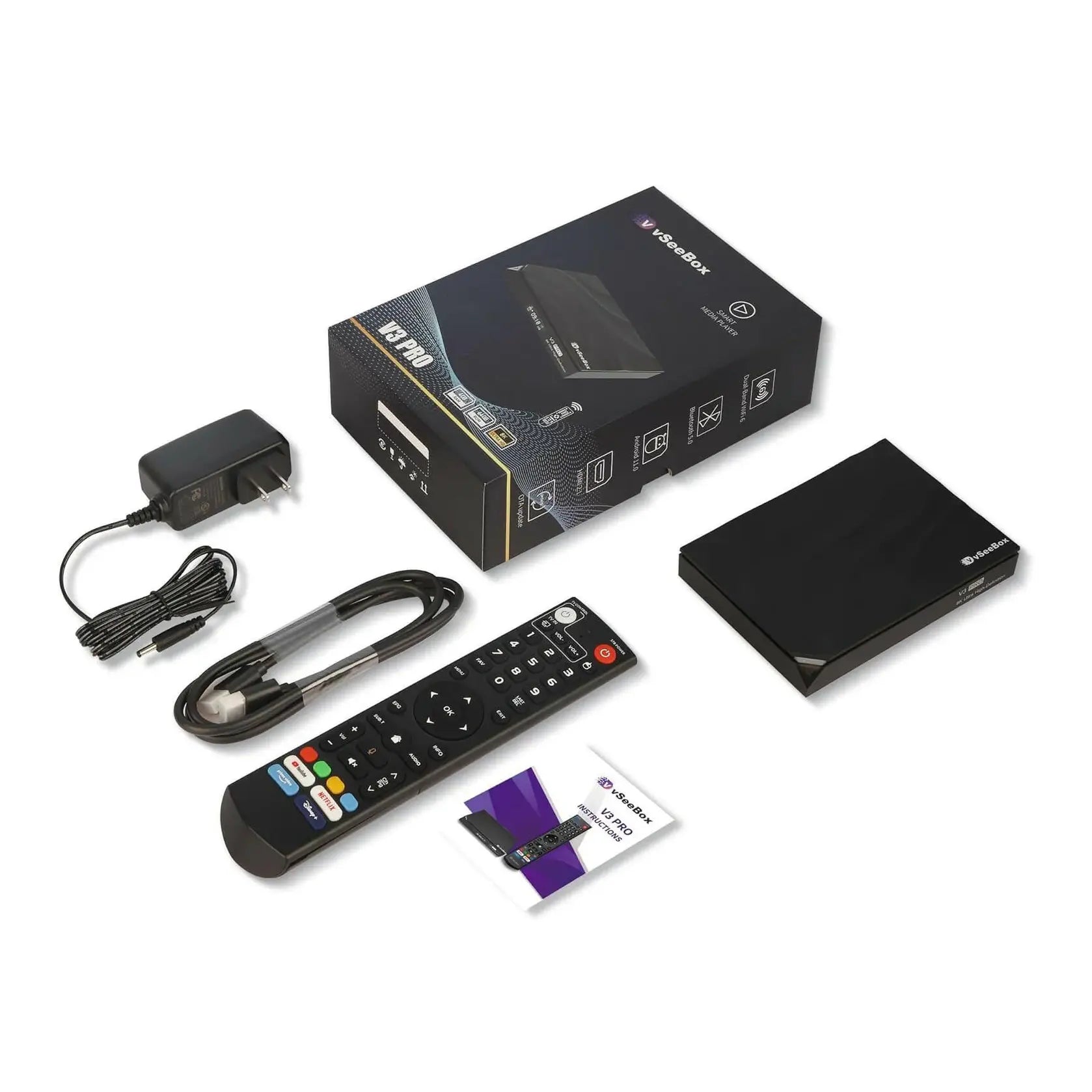 vSeeBox V3 Pro Cutting-Edge Streaming Box | Check Boosted Specs